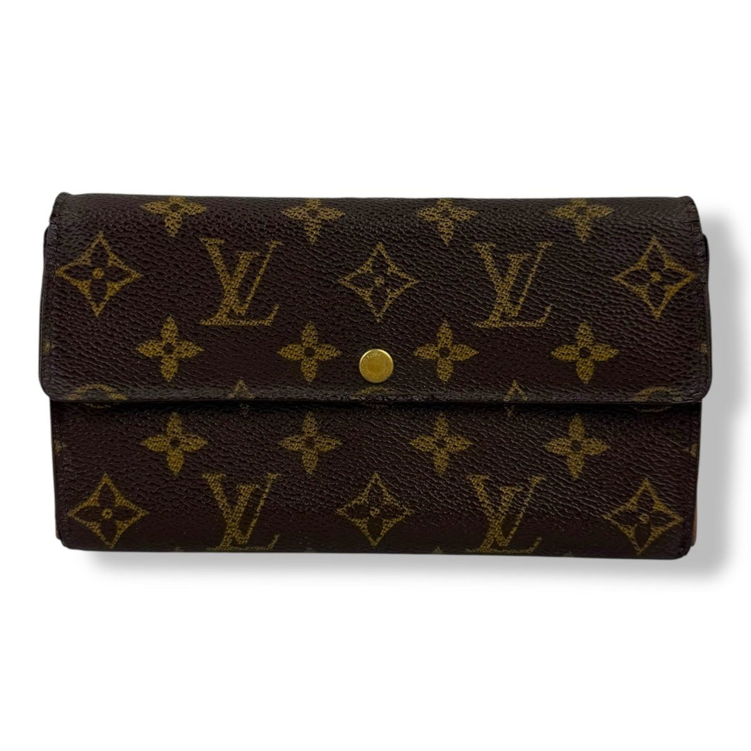 Louis Vuitton Sarah Brown Monogram Femme Wallet - Lux Central