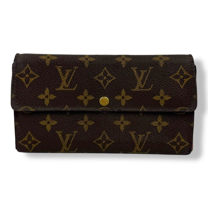 Louis Vuitton Sarah Brown Monogram Femme Wallet - Lux Central