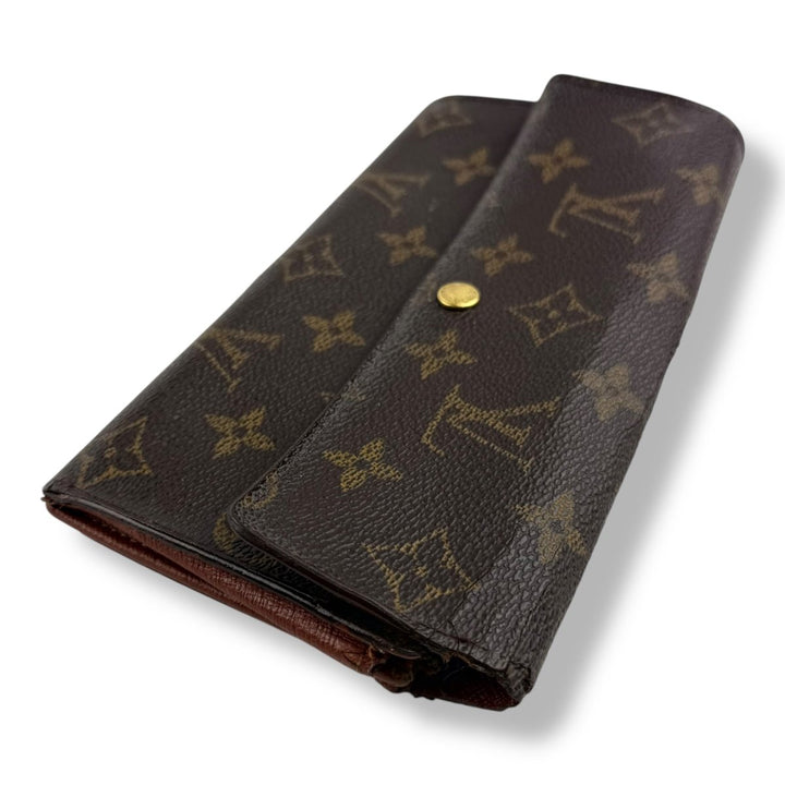 Louis Vuitton Sarah Brown Monogram Femme Wallet - Lux Central