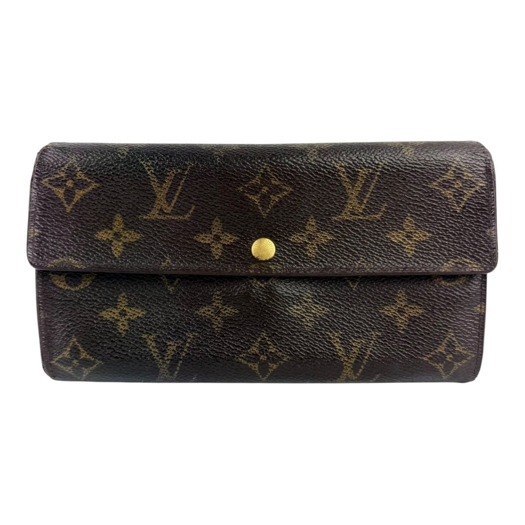 Louis Vuitton Sarah Brown Monogram Femme Wallet - Lux Central