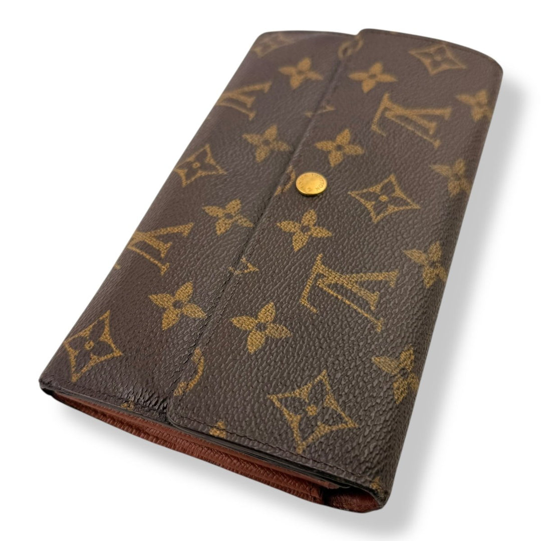 Louis Vuitton Sarah Brown Monogram Femme Wallet - Lux Central
