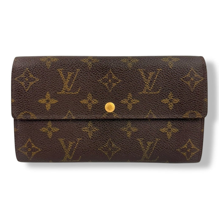 Louis Vuitton Sarah Brown Monogram Femme Wallet - Lux Central