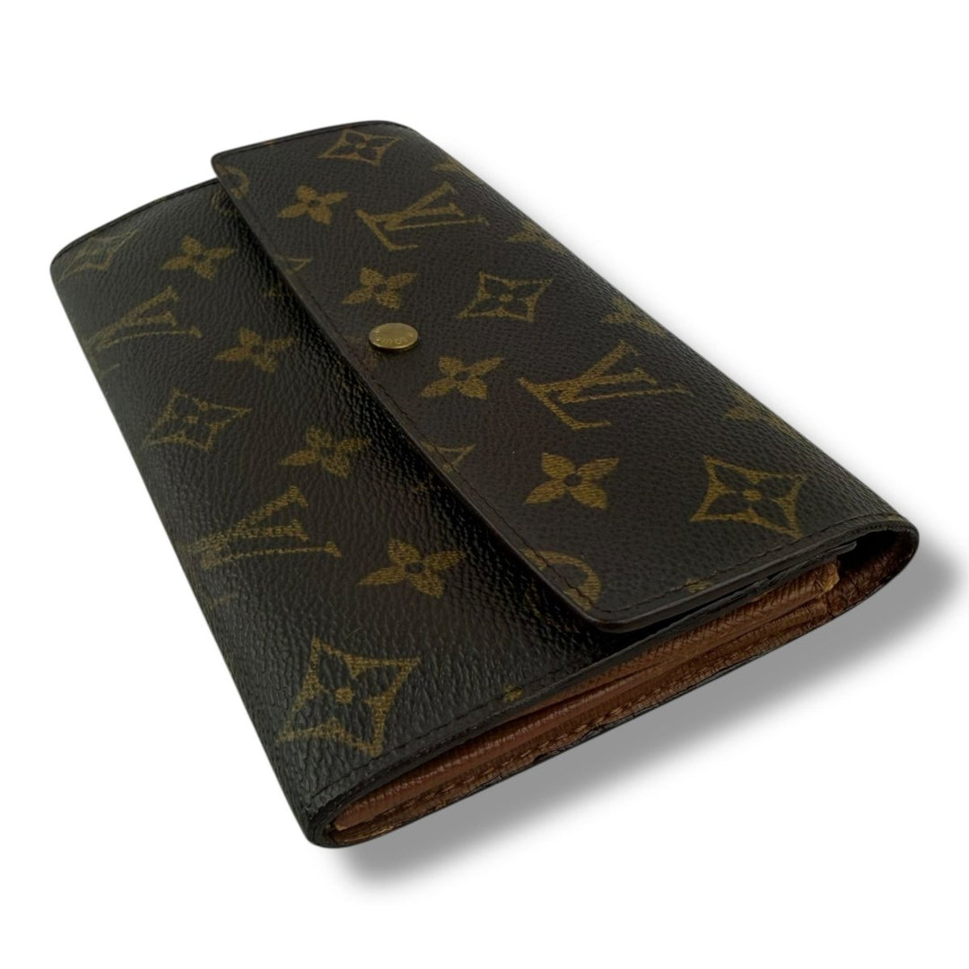 Louis Vuitton Sarah Brown Monogram Femme Wallet - Lux Central