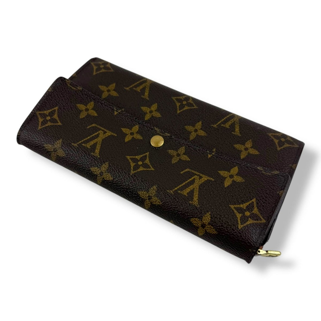 Louis Vuitton Sarah Brown Monogram Femme Wallet - Lux Central