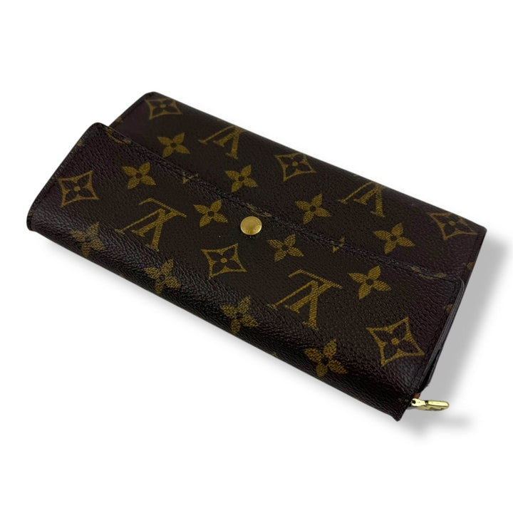 Louis Vuitton Sarah Brown Monogram Femme Wallet - Lux Central