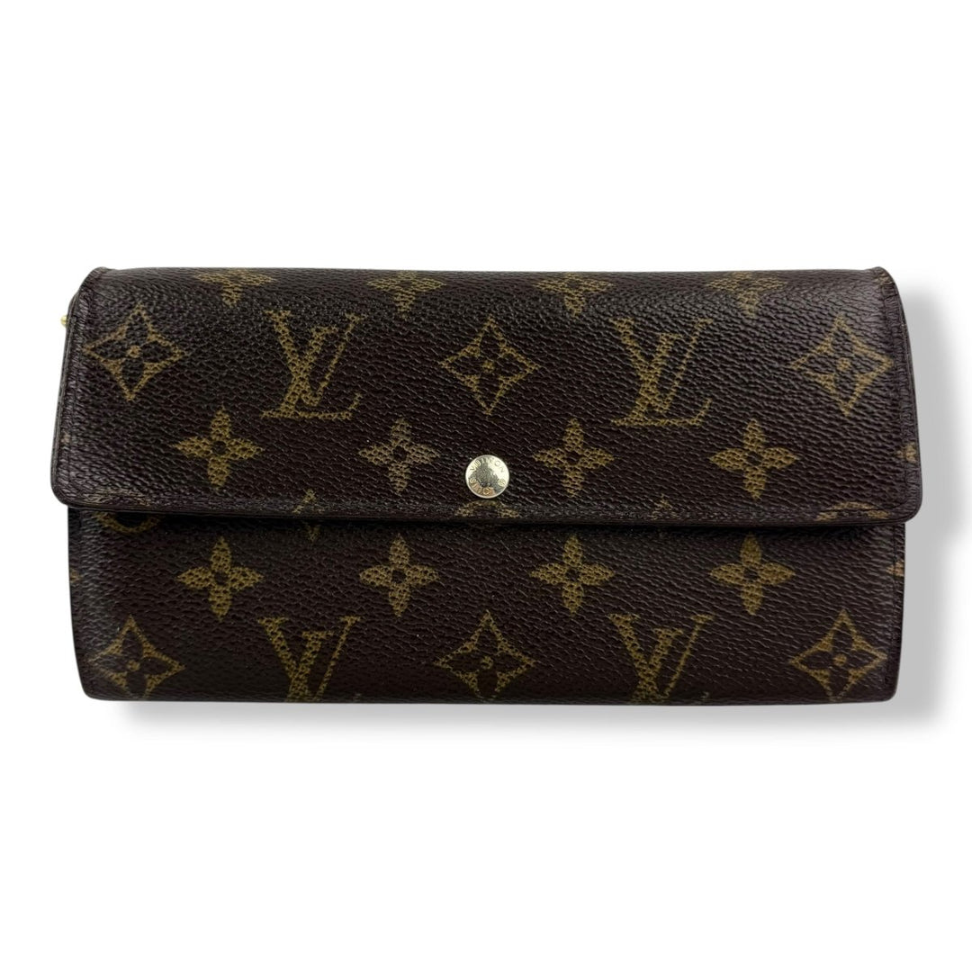 Louis Vuitton Sarah Brown Monogram Femme Wallet - Lux Central