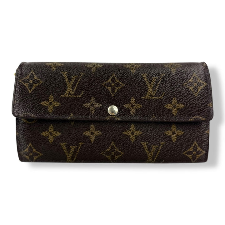 Louis Vuitton Sarah Brown Monogram Femme Wallet - Lux Central
