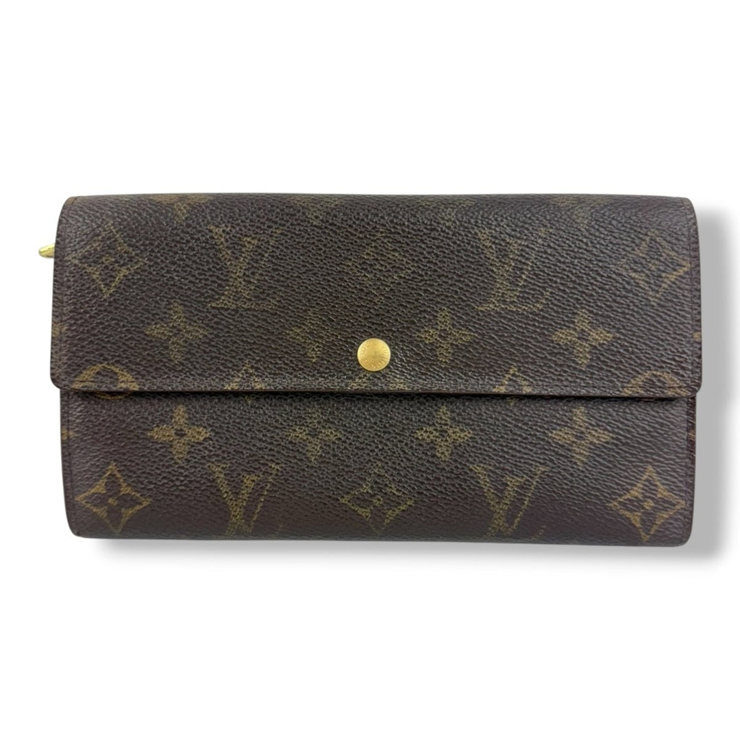 Louis Vuitton Sarah Brown Monogram Femme Wallet - Lux Central