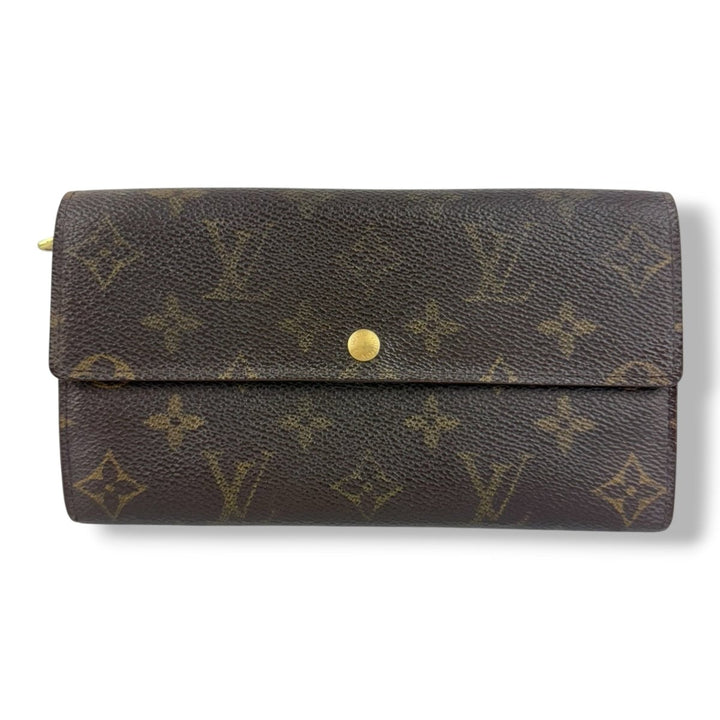 Louis Vuitton Sarah Brown Monogram Femme Wallet - Lux Central