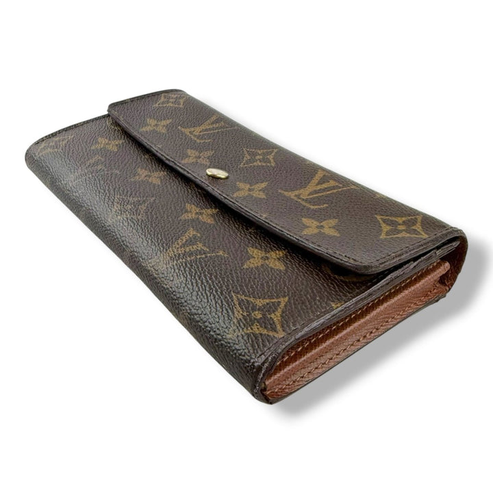 Louis Vuitton Sarah Brown Monogram Femme Wallet - Lux Central