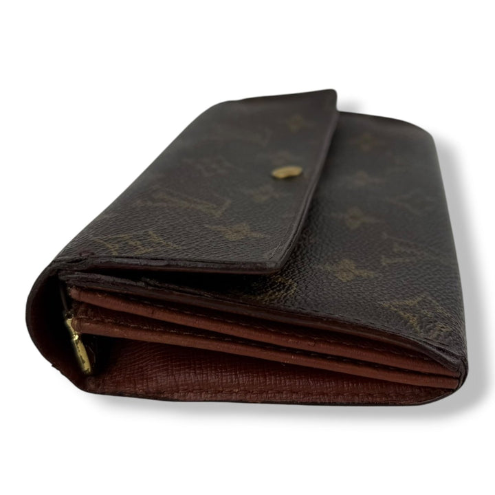 Louis Vuitton Sarah Brown Monogram Femme Wallet - Lux Central
