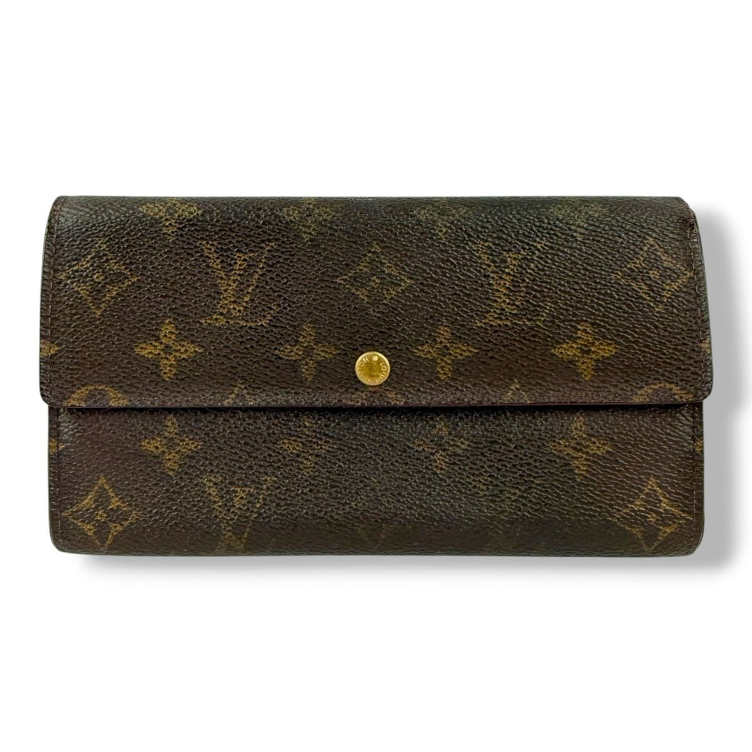 Louis Vuitton Sarah Brown Monogram Femme Wallet - Lux Central