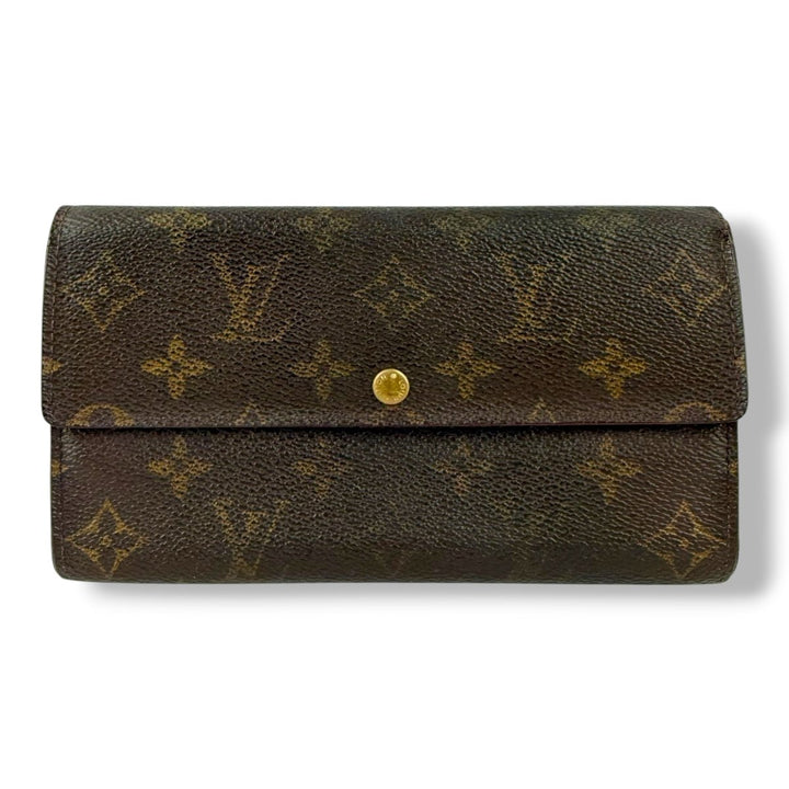 Louis Vuitton Sarah Brown Monogram Femme Wallet - Lux Central