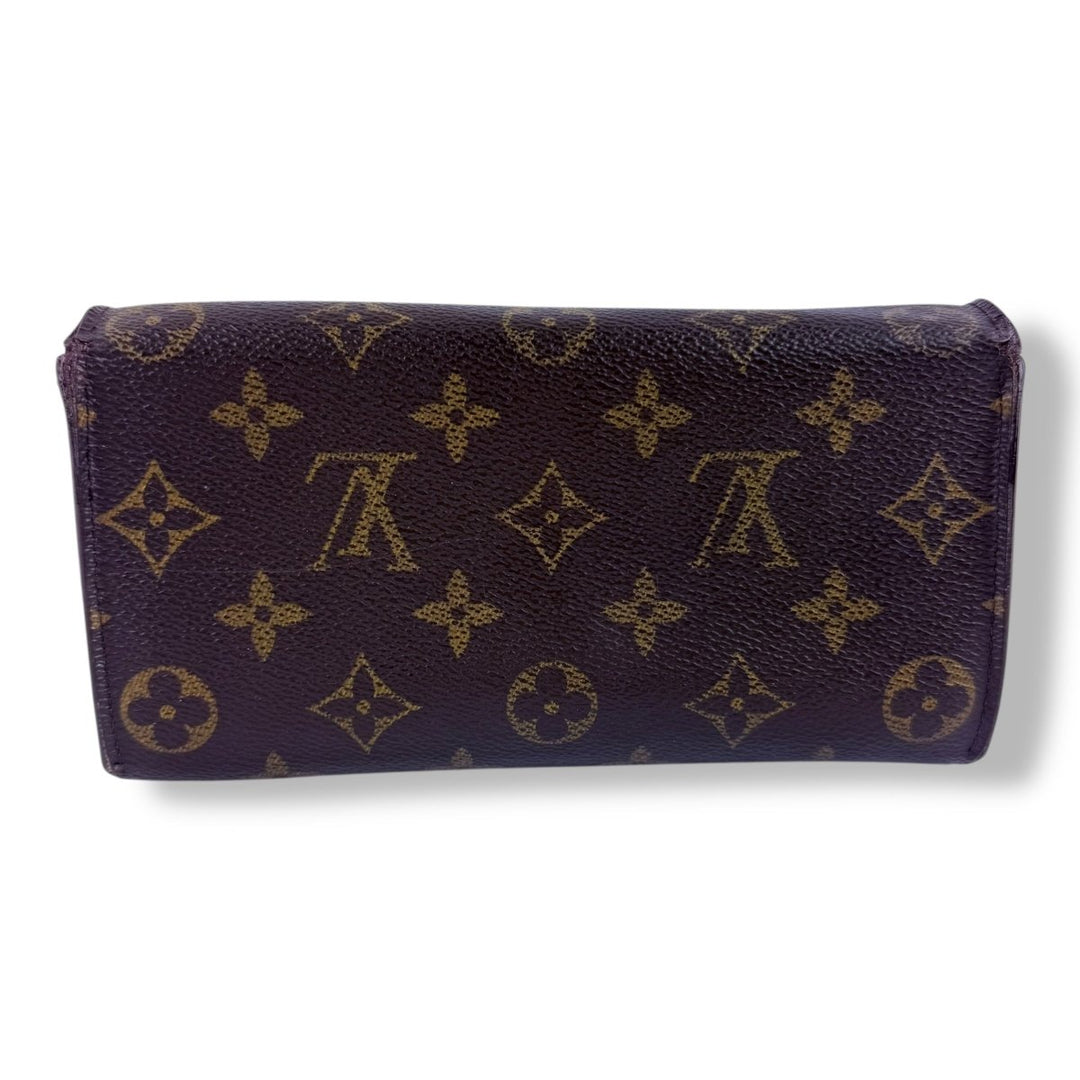 Louis Vuitton Sarah Brown Monogram Femme Wallet - Lux Central
