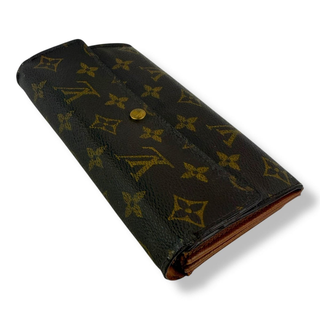 Louis Vuitton Sarah Brown Monogram Femme Wallet - Lux Central