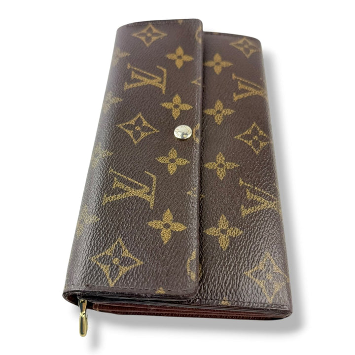 Louis Vuitton Sarah Brown Monogram Femme Wallet - Lux Central