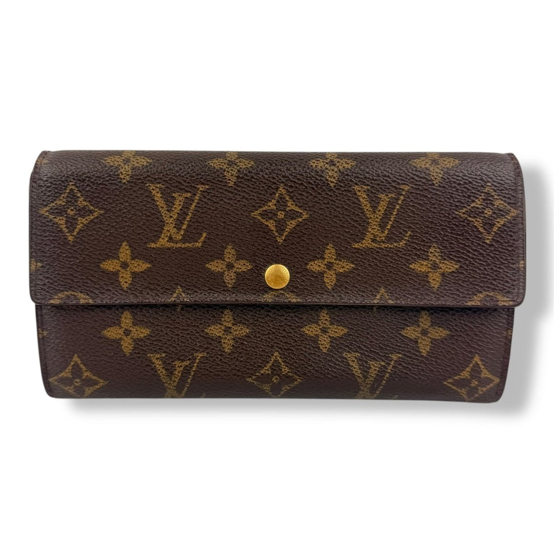 Louis Vuitton Sarah Brown Monogram Femme Wallet - Lux Central