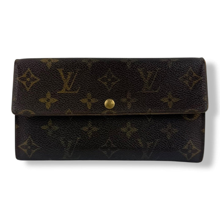 Louis Vuitton Sarah Brown Monogram Femme Wallet - Lux Central