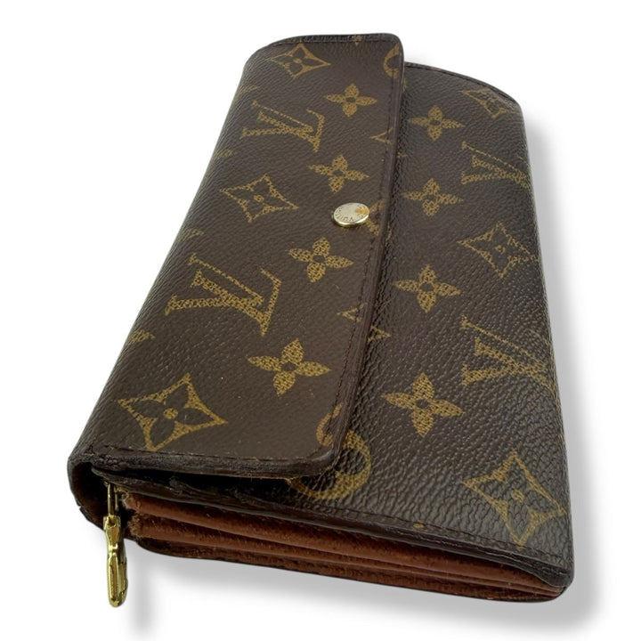 Louis Vuitton Sarah Brown Monogram Femme Wallet - Lux Central