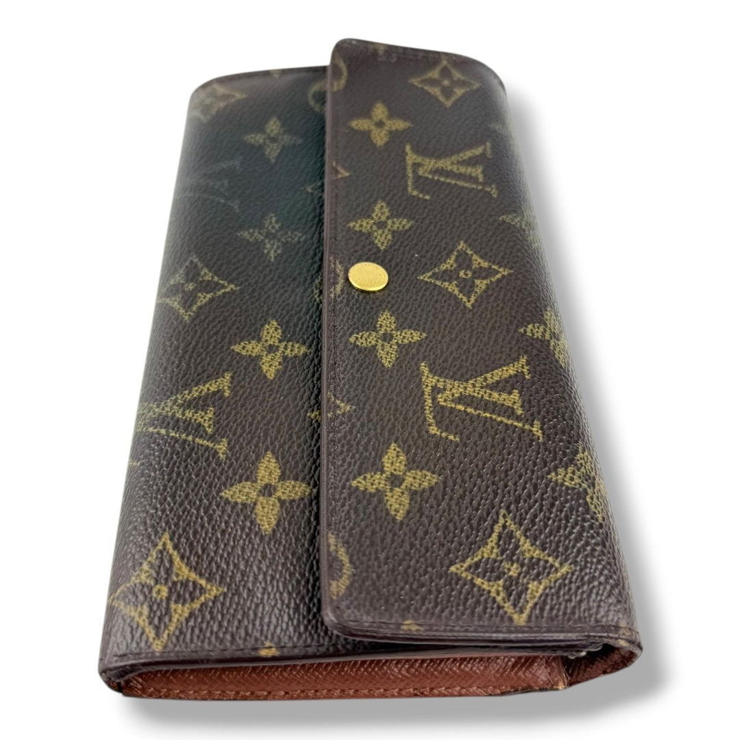 Louis Vuitton Sarah Brown Monogram Femme Wallet - Lux Central