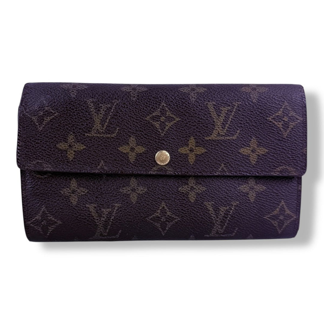 Louis Vuitton Sarah Brown Monogram Femme Wallet - Lux Central