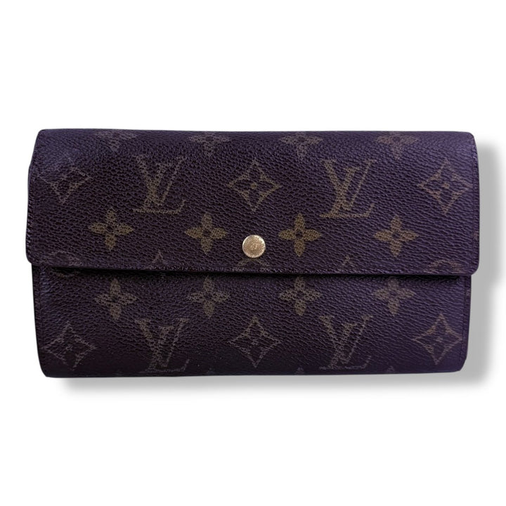 Louis Vuitton Sarah Brown Monogram Femme Wallet - Lux Central