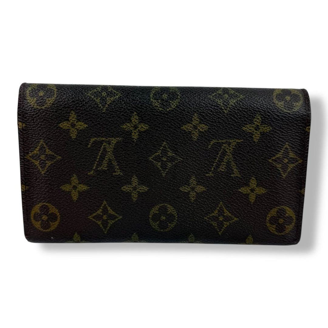 Louis Vuitton Sarah Brown Monogram Femme Wallet - Lux Central