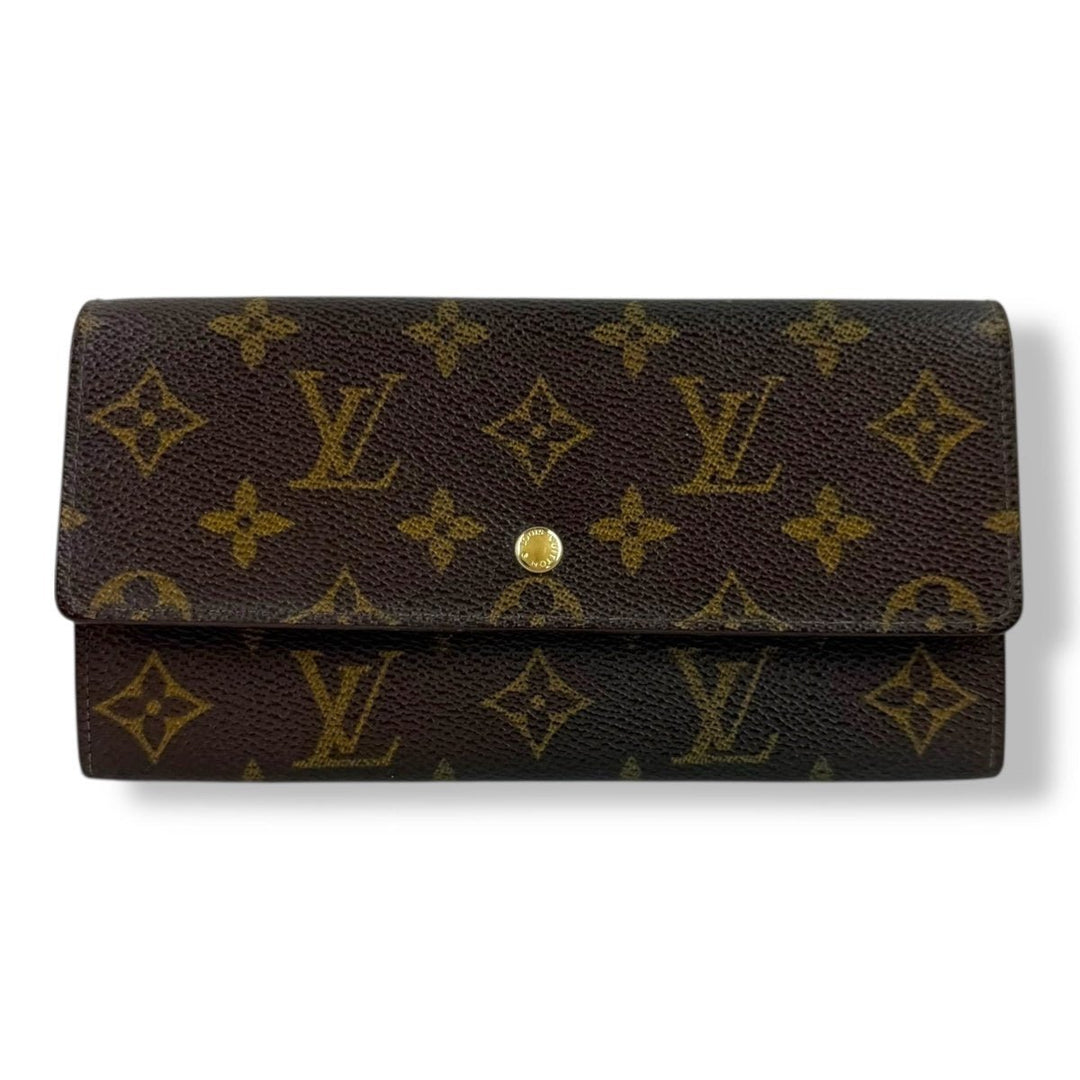 Louis Vuitton Sarah Brown Monogram Femme Wallet - Lux Central