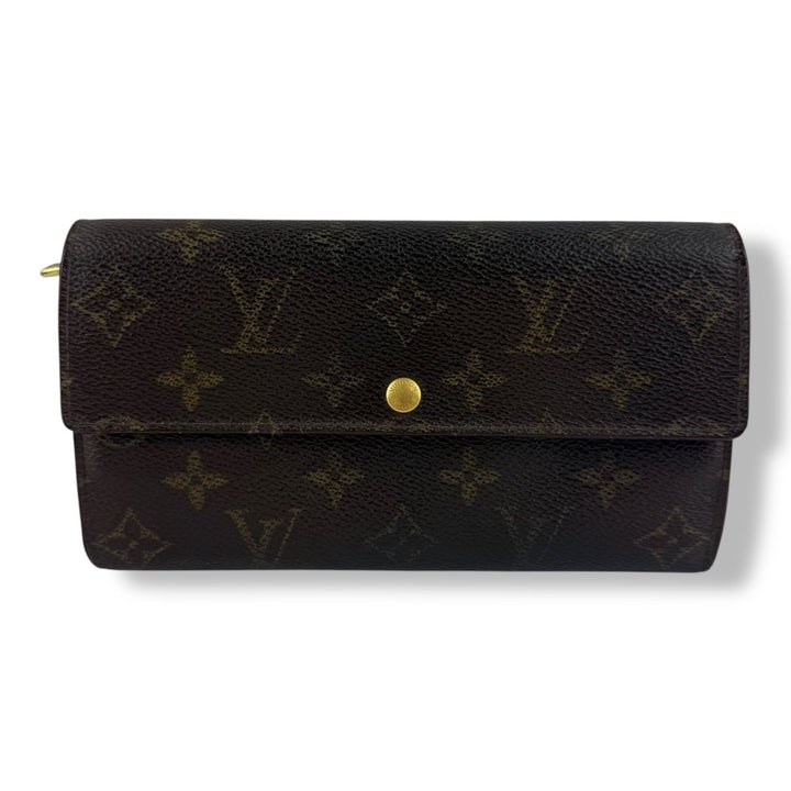 Louis Vuitton Sarah Brown Monogram Femme Wallet - Lux Central