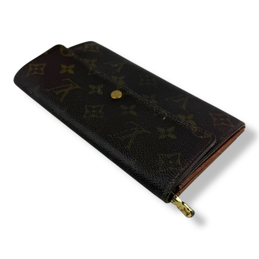 Louis Vuitton Sarah Brown Monogram Femme Wallet - Lux Central