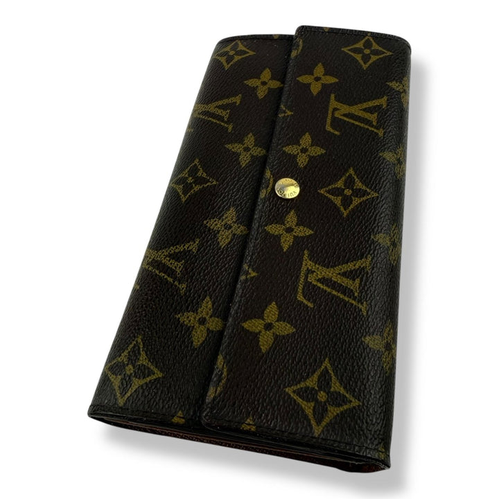 Louis Vuitton Sarah Brown Monogram Femme Wallet - Lux Central