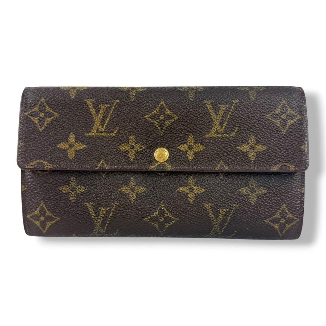 Louis Vuitton Sarah Brown Monogram Femme Wallet - Lux Central
