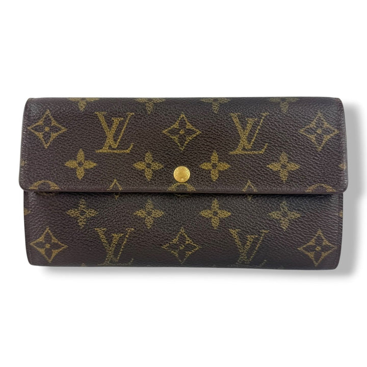 Louis Vuitton Sarah Brown Monogram Femme Wallet - Lux Central