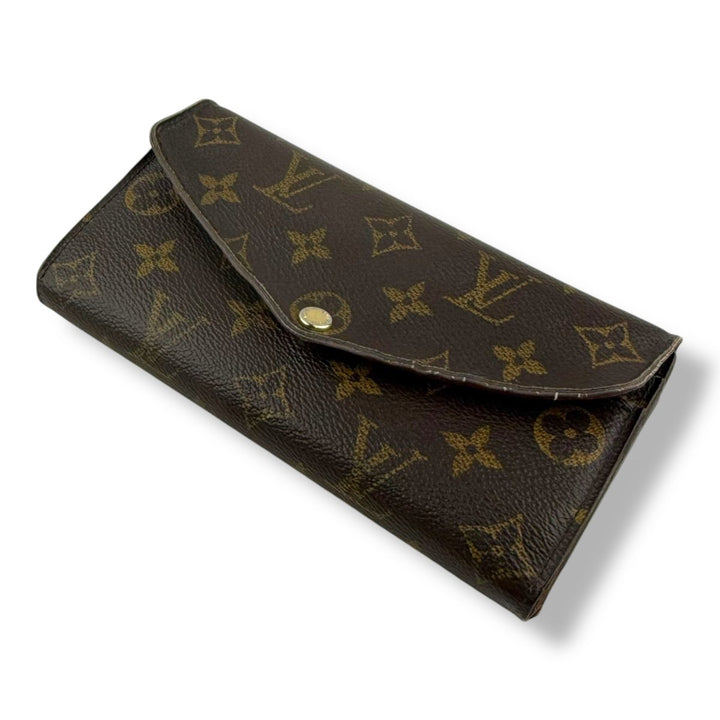 Louis Vuitton Sarah Brown Monogram Femme Wallet - Lux Central