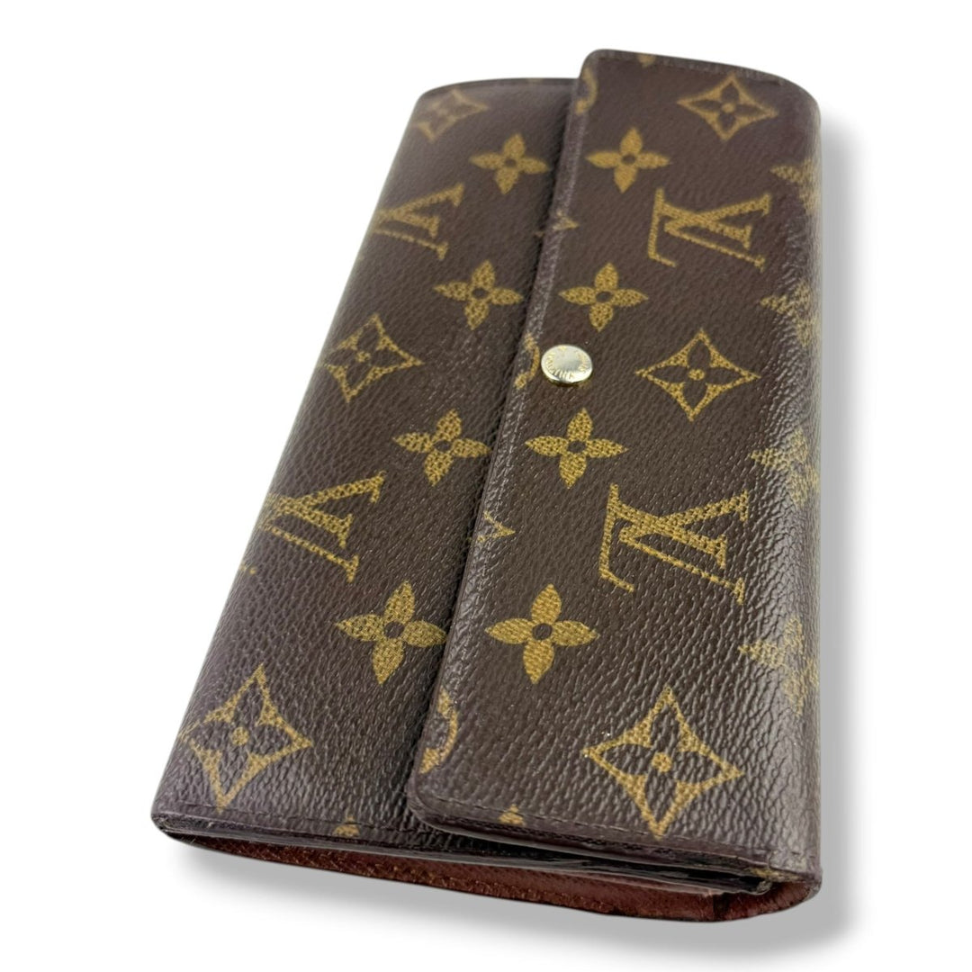 Louis Vuitton Sarah Brown Monogram Femme Wallet - Lux Central