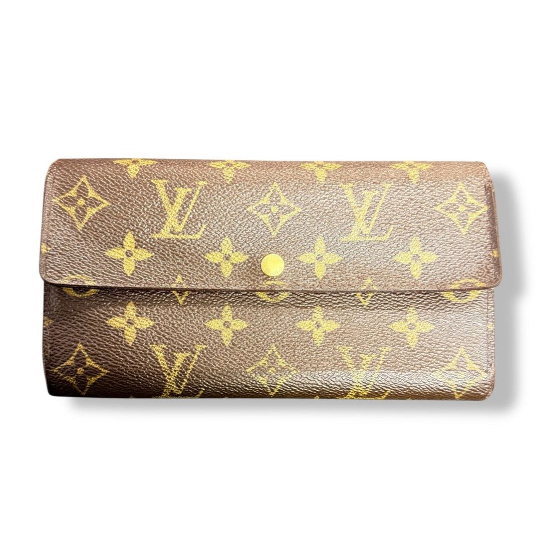 Louis Vuitton Sarah Brown Monogram Femme Wallet - Lux Central