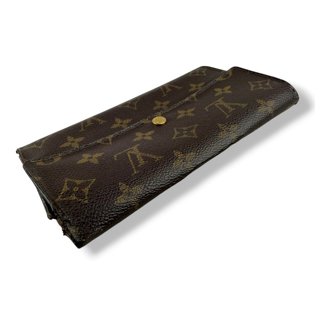 Louis Vuitton Sarah Brown Monogram Femme Wallet - Lux Central