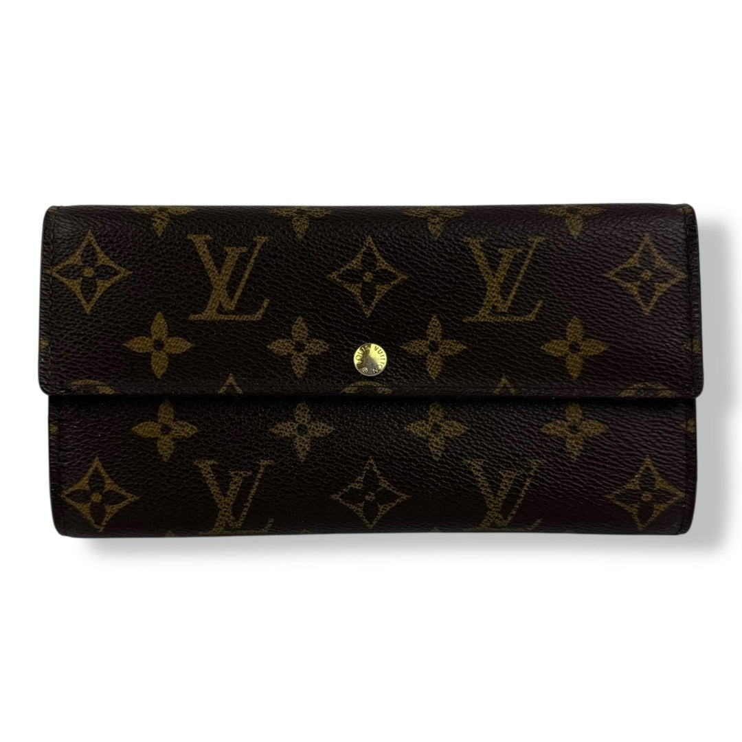 Louis Vuitton Sarah Brown Monogram Femme Wallet - Lux Central