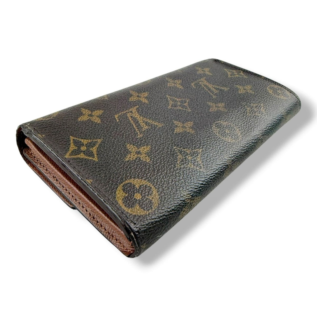 Louis Vuitton Sarah Brown Monogram Femme Wallet - Lux Central