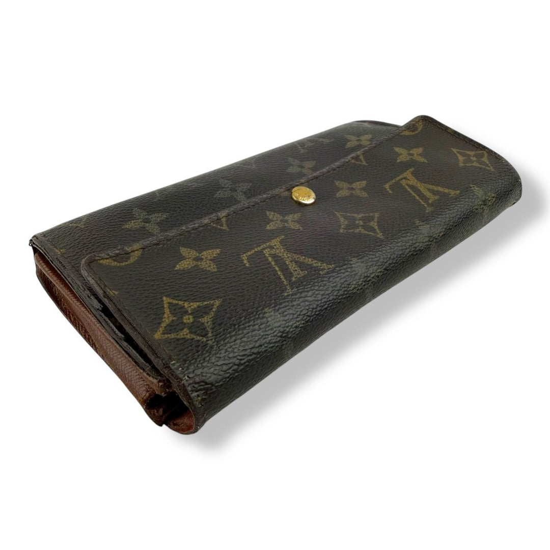 Louis Vuitton Sarah Brown Monogram Femme Wallet - Lux Central