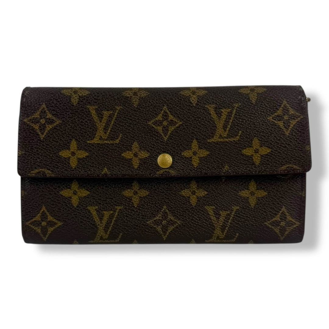 Louis Vuitton Sarah Brown Monogram Femme Wallet - Lux Central