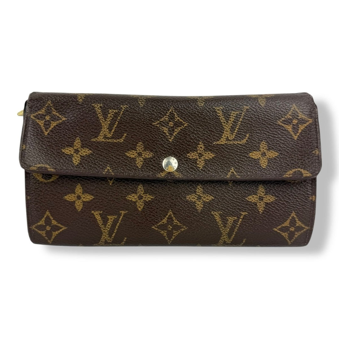 Louis Vuitton Sarah Brown Monogram Femme Wallet - Lux Central