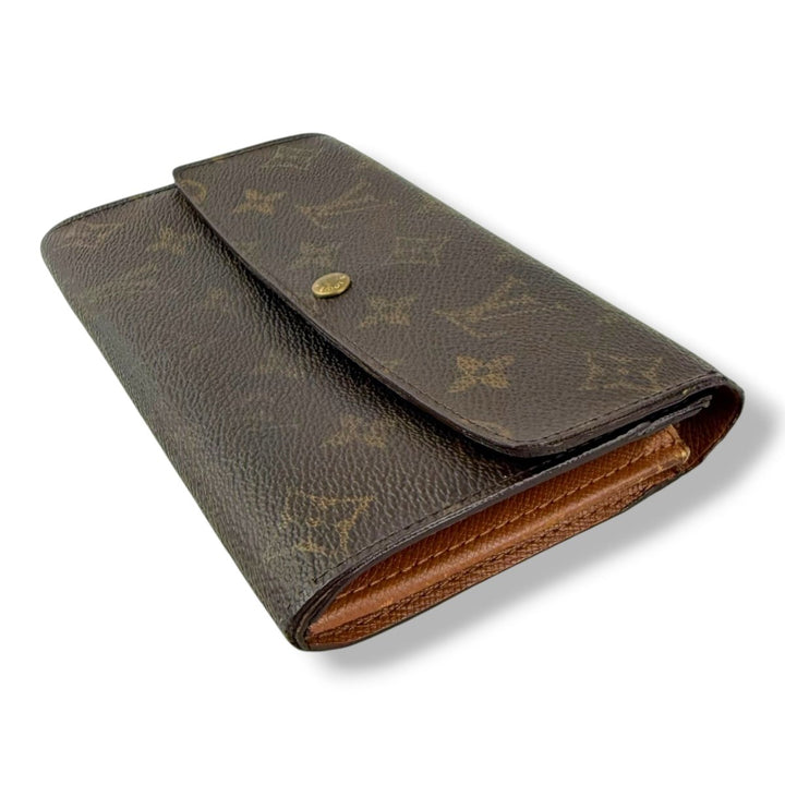 Louis Vuitton Sarah Brown Monogram Femme Wallet - Lux Central