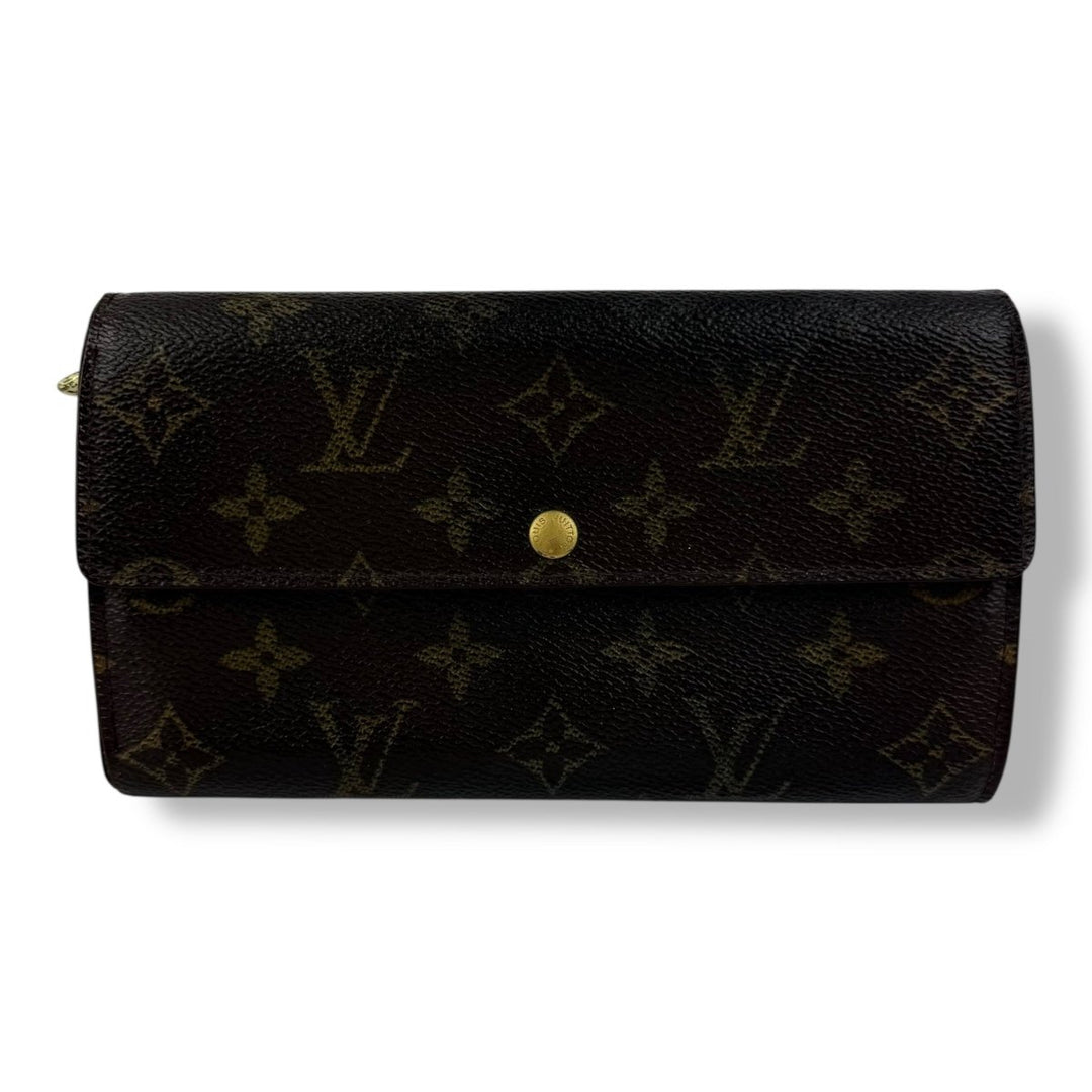 Louis Vuitton Sarah Brown Monogram Femme Wallet - Lux Central