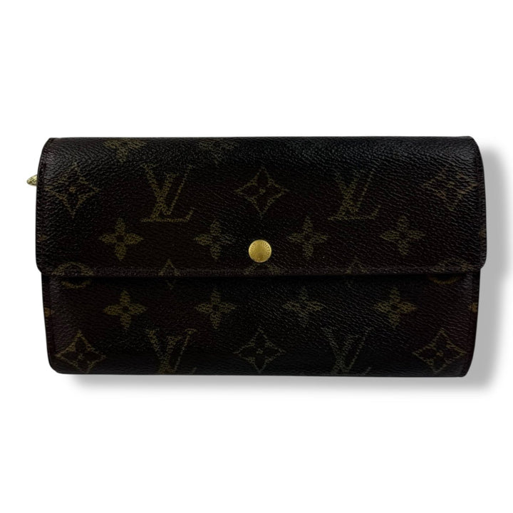Louis Vuitton Sarah Brown Monogram Femme Wallet - Lux Central