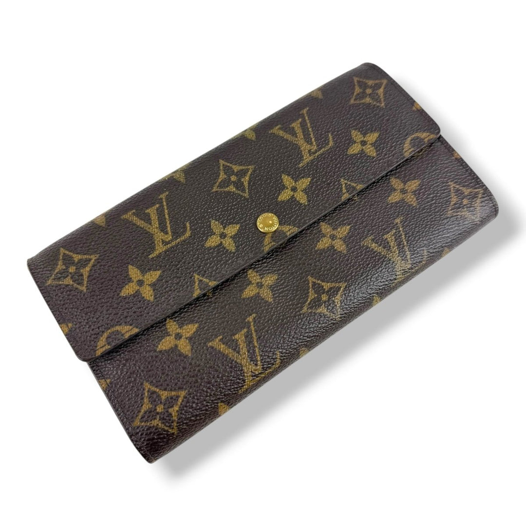 Louis Vuitton Sarah Brown Monogram Femme Wallet - Lux Central