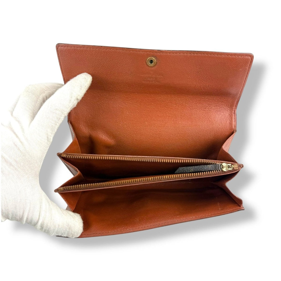 Louis Vuitton Sarah Brown Monogram Femme Wallet - Lux Central