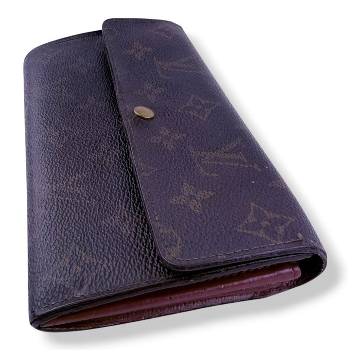 Louis Vuitton Sarah Brown Monogram Femme Wallet - Lux Central
