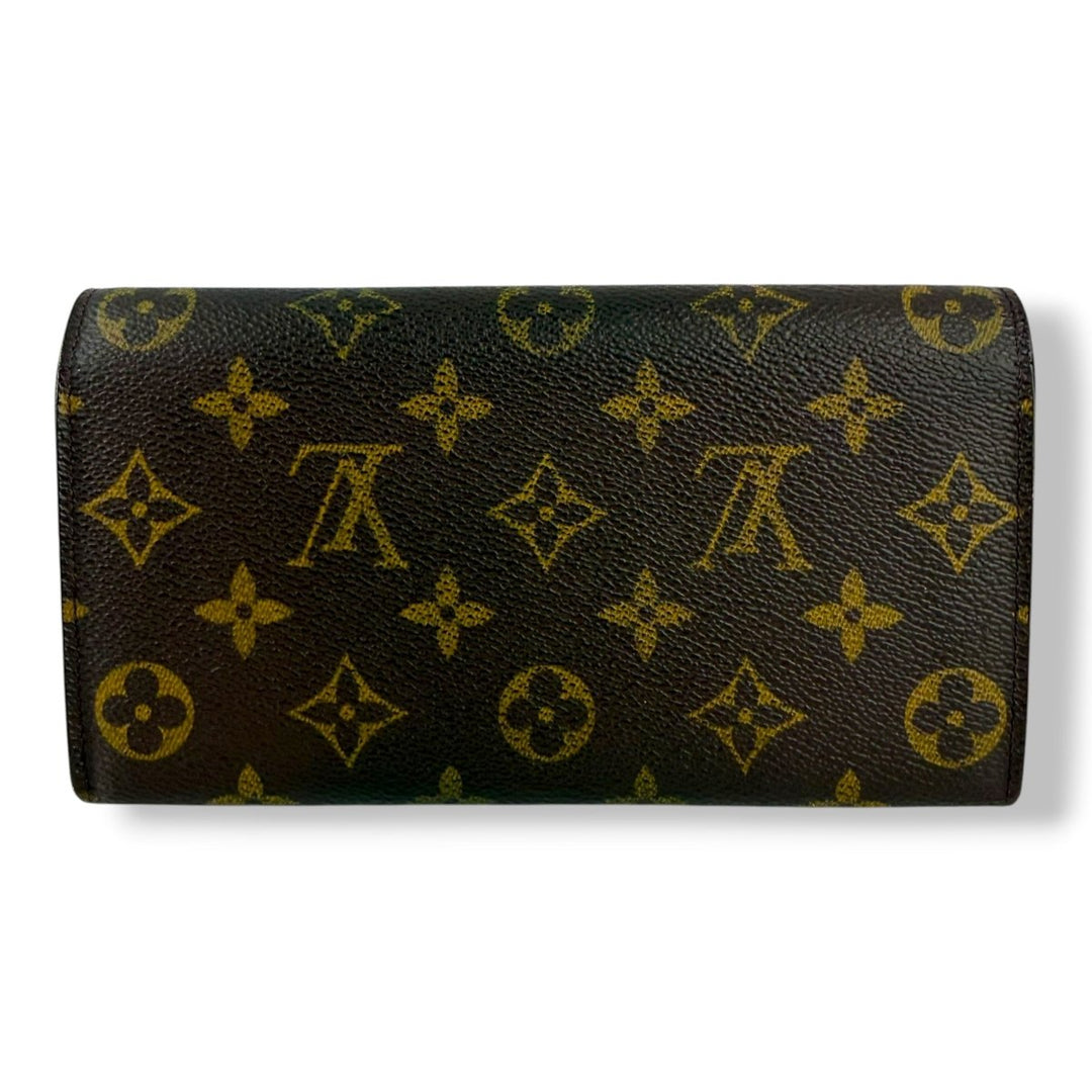 Louis Vuitton Sarah Brown Monogram Femme Wallet - Lux Central