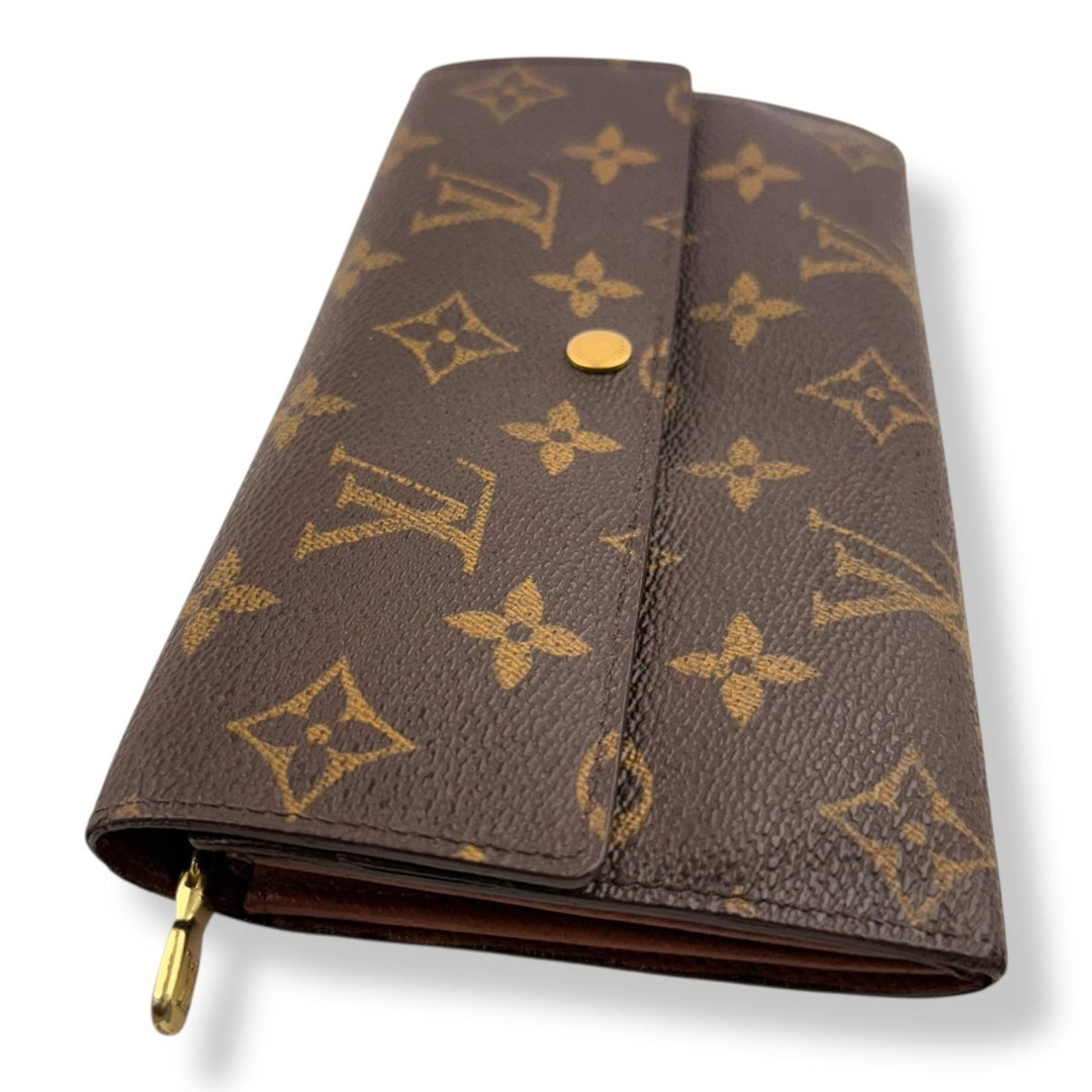 Louis Vuitton Sarah Brown Monogram Femme Wallet - Lux Central